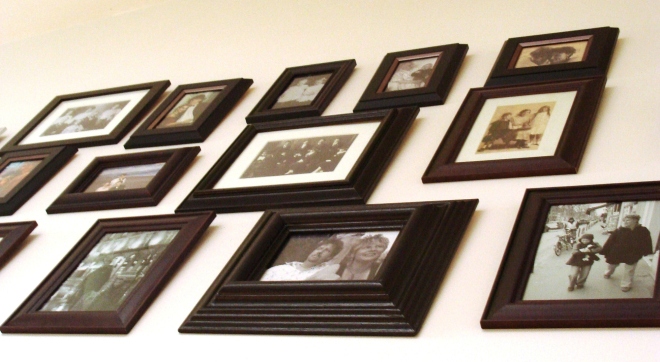 I've always wanted a wall of family photos, so I'm excited about adding a few more to my collection over the next couple of weeks.