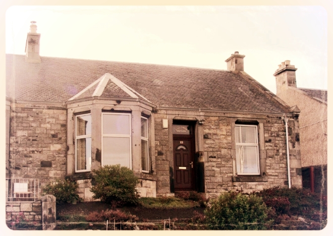 Ladybank Cottage, Windmill Road, Kirkcaldy. A former home of my Nicholson ancestors; Susan Forbes and Anne Nicholson. Photo: Su Leslie 2013